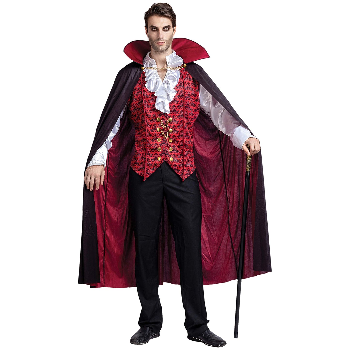 Halloween Vampire Costume Set for Adult Halloween Costumes Party Fancy Dress-Up